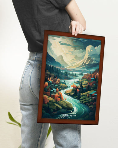 Alpine Mountain Charm [BREATHE] Art-Poster