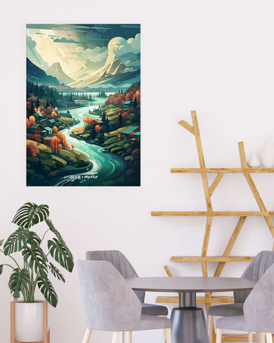 Alpine Mountain Charm [BREATHE] Art-Poster