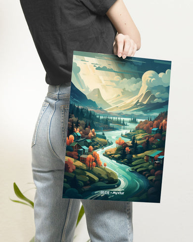 Alpine Mountain Charm [BREATHE] Art-Poster