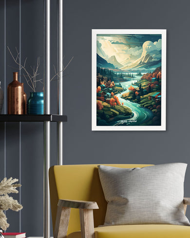 Alpine Mountain Charm [BREATHE] Art-Poster