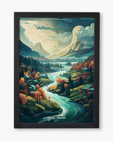 Alpine Mountain Charm [BREATHE] Art-Poster