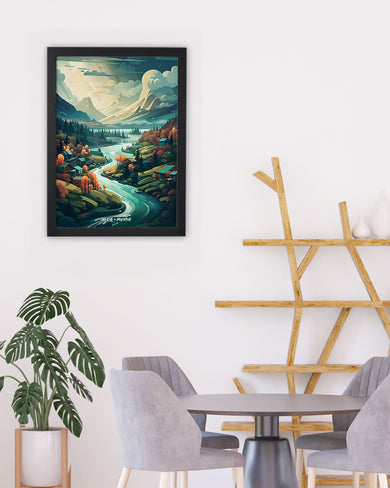 Alpine Mountain Charm [BREATHE] Art-Poster