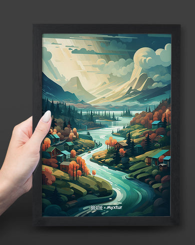 Alpine Mountain Charm [BREATHE] Art-Poster