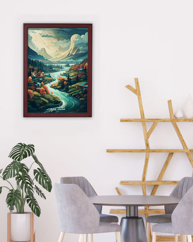 Alpine Mountain Charm [BREATHE] Art-Poster