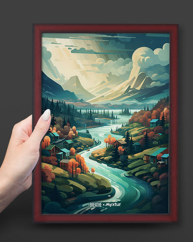 Alpine Mountain Charm [BREATHE] Art-Poster