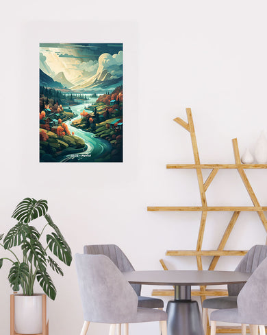 Alpine Mountain Charm [BREATHE] Art-Poster