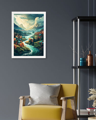 Alpine Mountain Charm [BREATHE] Art-Poster