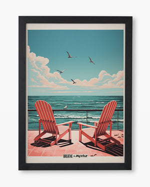 California Dreaming Chairs [BREATHE] Art Poster