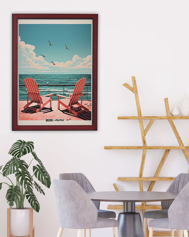 California Dreaming Chairs [BREATHE] Art-Poster