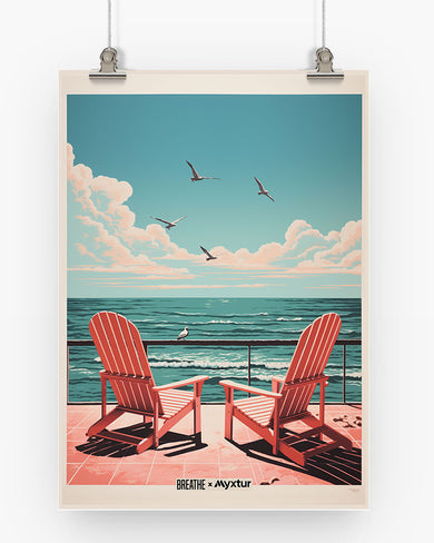 California Dreaming Chairs [BREATHE] Art-Poster