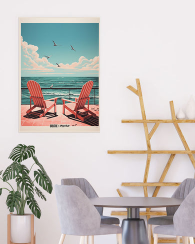 California Dreaming Chairs [BREATHE] Art-Poster