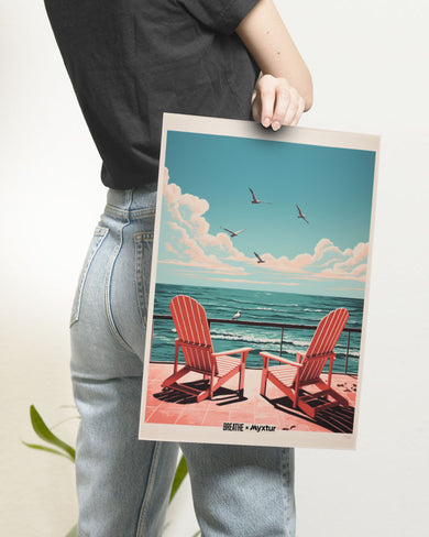 California Dreaming Chairs [BREATHE] Art-Poster