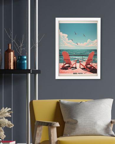 California Dreaming Chairs [BREATHE] Art-Poster