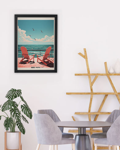 California Dreaming Chairs [BREATHE] Art-Poster