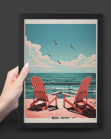 California Dreaming Chairs [BREATHE] Art-Poster