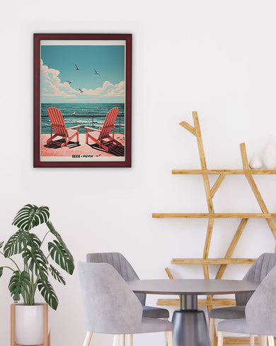 California Dreaming Chairs [BREATHE] Art-Poster