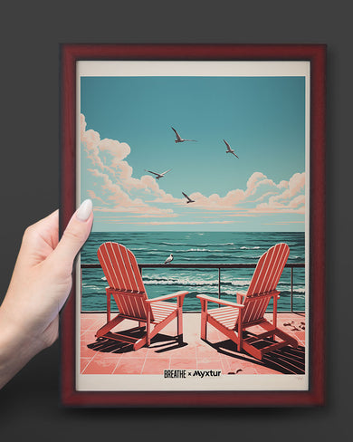 California Dreaming Chairs [BREATHE] Art-Poster
