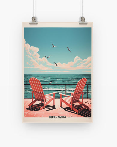 California Dreaming Chairs [BREATHE] Art-Poster