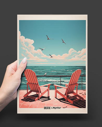 California Dreaming Chairs [BREATHE] Art-Poster