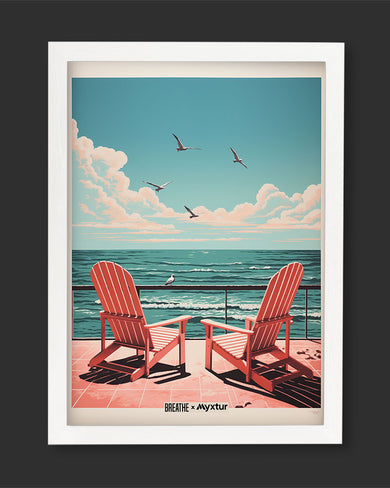 California Dreaming Chairs [BREATHE] Art-Poster