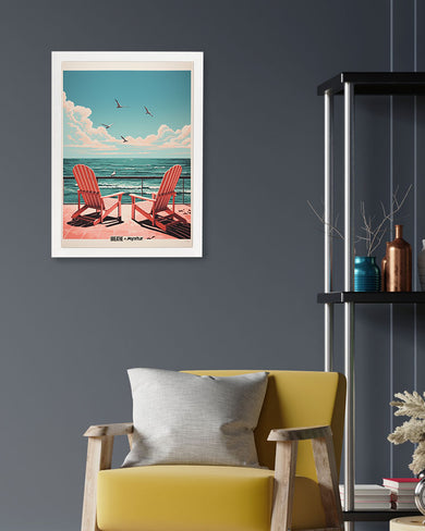 California Dreaming Chairs [BREATHE] Art-Poster