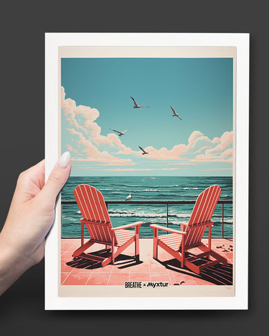 California Dreaming Chairs [BREATHE] Art-Poster