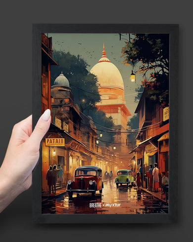Historic Delhi Lanes [BREATHE] Art-Poster