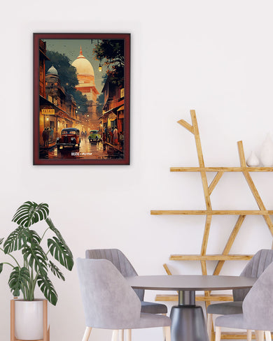 Historic Delhi Lanes [BREATHE] Art-Poster