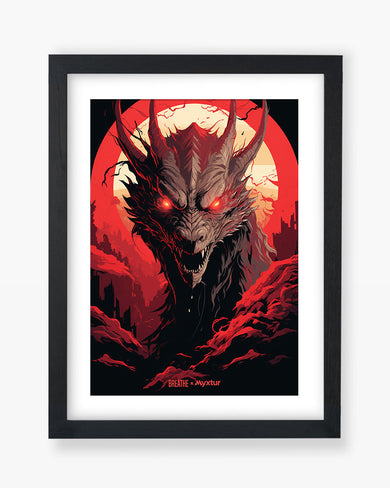 Nightmare Dragon [BREATHE] Art-Poster