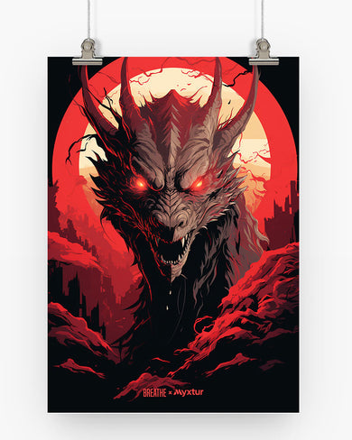 Nightmare Dragon [BREATHE] Art-Poster