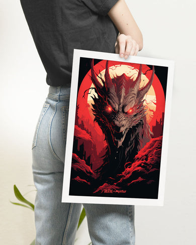 Nightmare Dragon [BREATHE] Art-Poster