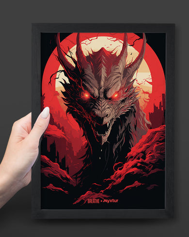 Nightmare Dragon [BREATHE] Art-Poster