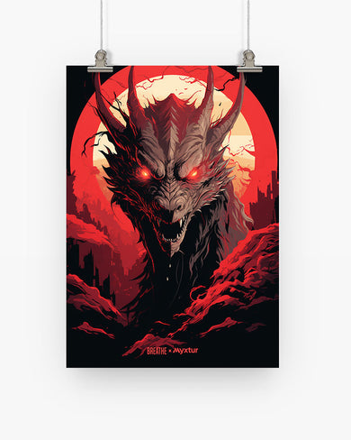 Nightmare Dragon [BREATHE] Art-Poster