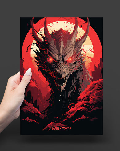 Nightmare Dragon [BREATHE] Art-Poster