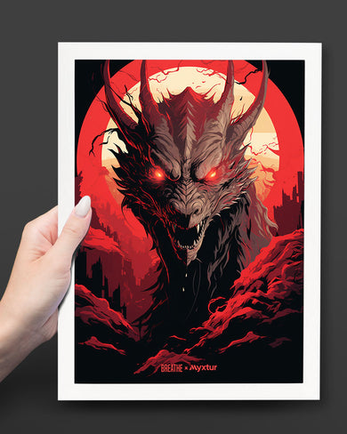 Nightmare Dragon [BREATHE] Art-Poster