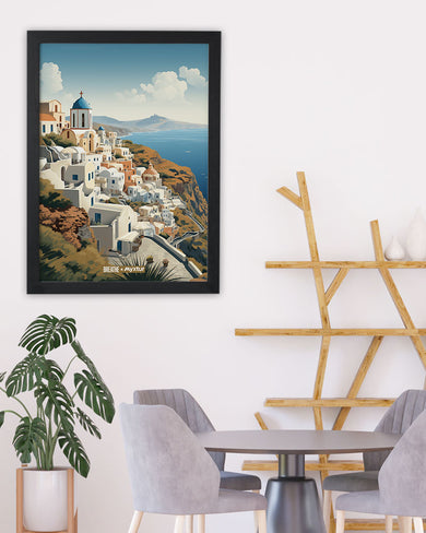 Santorini Splendour [BREATHE] Art-Poster