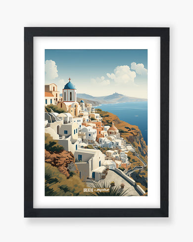Santorini Splendour [BREATHE] Art-Poster