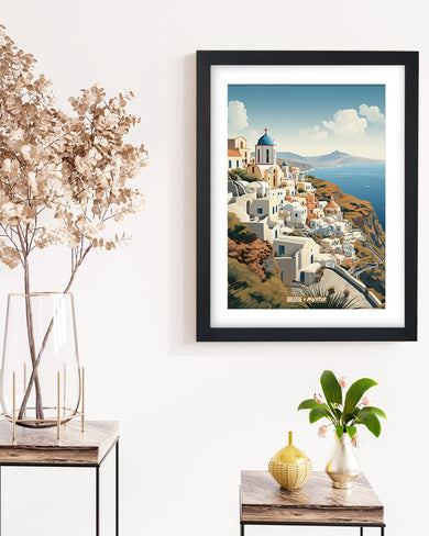Santorini Splendour [BREATHE] Art-Poster