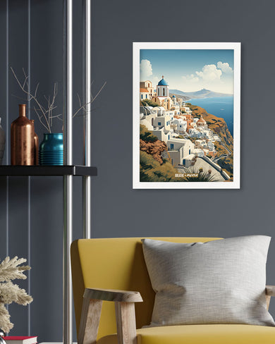 Santorini Splendour [BREATHE] Art-Poster