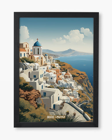 Santorini Splendour [BREATHE] Art-Poster