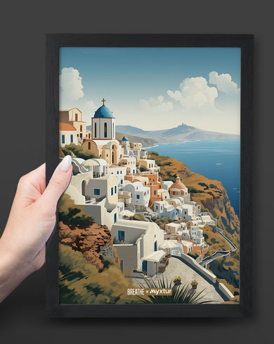 Santorini Splendour [BREATHE] Art-Poster