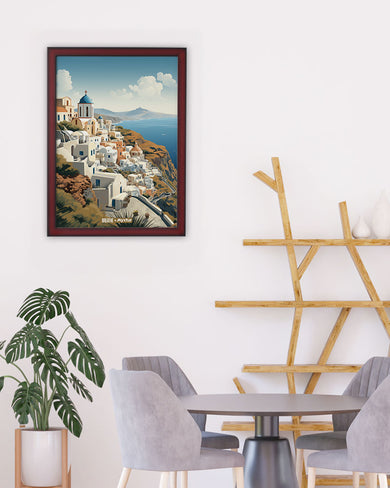 Santorini Splendour [BREATHE] Art-Poster