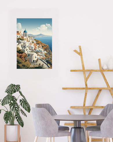 Santorini Splendour [BREATHE] Art-Poster