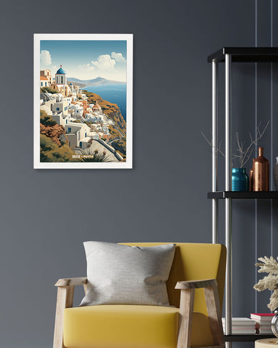 Santorini Splendour [BREATHE] Art-Poster