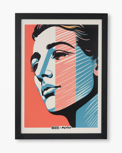 Lady in Hues [BREATHE] Art-Poster