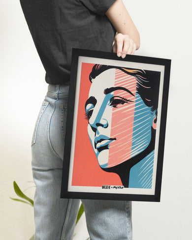 Lady in Hues [BREATHE] Art-Poster