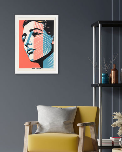 Lady in Hues [BREATHE] Art-Poster