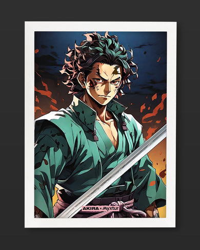 Demon Slayer-Tanjiro [AKIRA] Art-Poster