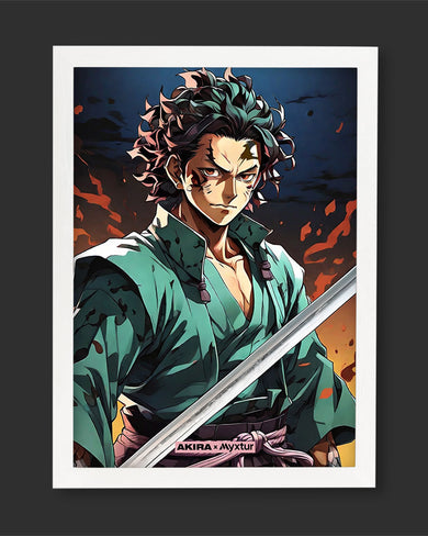 Demon Slayer-Tanjiro [AKIRA] Art-Poster