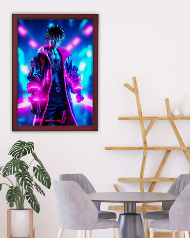 One Piece-Neon Luffy [AKIRA] Art-Poster